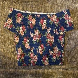 Floral crop top